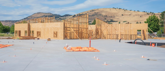 The walls are going up on the KCC Childcare Learning Center